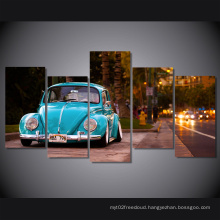 HD Printed Volkswagen Beetle Car Painting on Canvas Room Decoration Print Poster Picture Mc-038